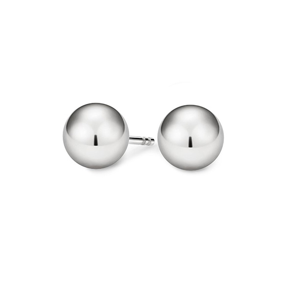 NWOT Brilliant Earth 925 Silver Ball Stud Earrings - Picture 3 of 6